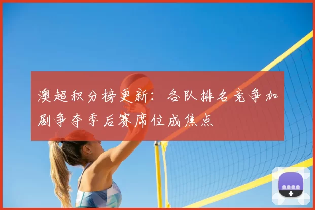澳超积分榜更新:各队排名竞争加剧争夺季后赛席位成焦点
